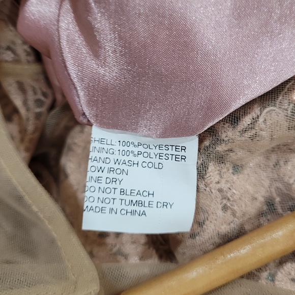 Gorgeous Dusty Rose Evening Gown.  Size 4 - Picture 13 of 13